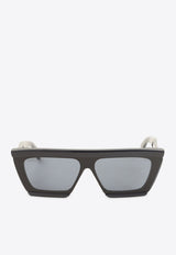 Geometric Logo Sunglasses