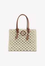 Large Woven Raffia Tote Bag