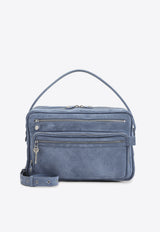 Suede Leather Camera Bag