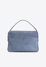 Suede Leather Camera Bag