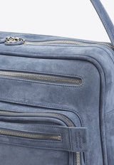 Suede Leather Camera Bag
