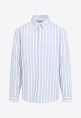 Deven Long-Sleeved Stripe Shirt