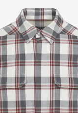 Plaid Check Long-Sleeved Shirt