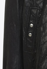 Classic Flight Leather Bomber Jacket