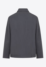 Striped Zip-Up Jacket