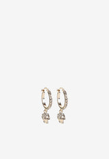 Skull Hoop Earrings