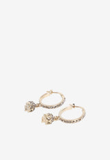 Skull Hoop Earrings