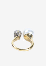 Pearly Skull Ring