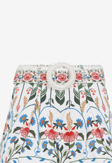Fraga Printed Mini Shorts
