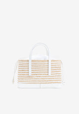 Skate Straw Top Handle Bag
