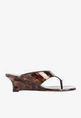 Vinnie 50 Thong Wedge Sandals