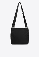 Re-Nylon and Saffiano Shoulder Bag