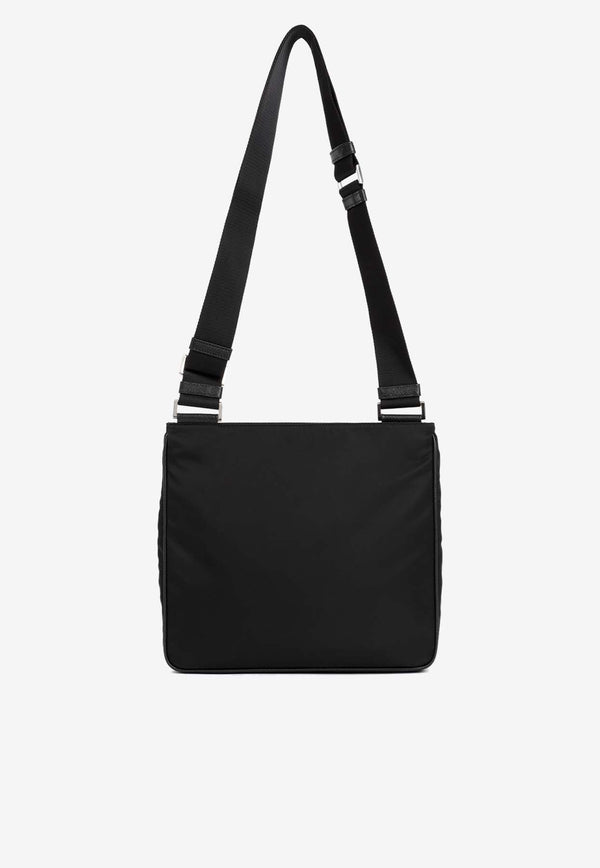 Re-Nylon and Saffiano Shoulder Bag