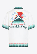 Graphic-Print Bowling Shirt