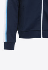 Logo-Embriodered Pique Track Jacket