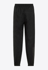 بنطال رياضي من الصوف بشعار الماركة