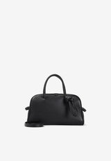 Small Turismo Grained Leather Top Handle Bag