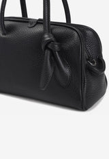 Small Turismo Grained Leather Top Handle Bag