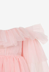 Off-Shoulder Ruffled Mini Dress