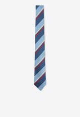 All-Over Stripes Silk Tie