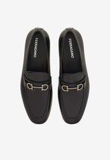 Ferragamo Balty Calf Leather Loafers Black 029268 BALTY 778978 NERO