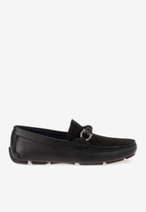 Ferragamo Almeria Leather and Suede Loafers Black 02A010 ALMERIA 784296 NERO