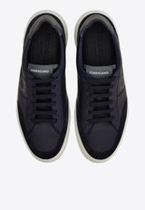 Ferragamo Alaska Gancini Low-Top Sneakers Blue 02A034 ALASKA 784503 BLUEMARINE