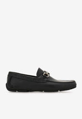 Ferragamo Parigi Calf Leather Loafers Black 02A664 PARIGI 5 NEW 789628 NERO