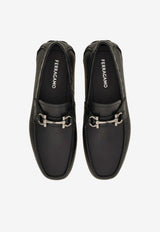 Ferragamo Parigi Calf Leather Loafers Black 02A664 PARIGI 5 NEW 789628 NERO