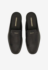 Ferragamo Tampa Calf Leather Slippers Black 02A767 TAMPA 792859 NERO