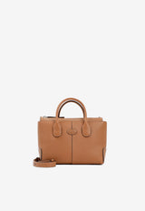 Small Di Grained Leather Top Handle Bag