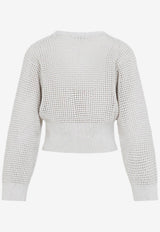Knitted Cropped Cardigan