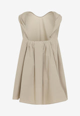 Draped Back Sleeveless Top
