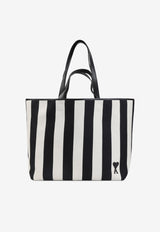 Ami De Coeur Stripe Tote Bag