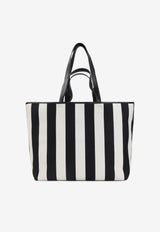 Ami De Coeur Stripe Tote Bag