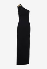 Milano Stitch One-Shoulder Maxi Dress