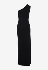 Milano Stitch One-Shoulder Maxi Dress