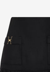 Linen Mini Skirt