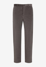 Straight-Leg Wool Pants