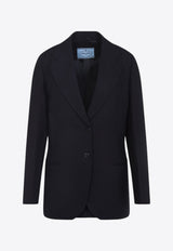 Single-Breasted Wool Blazer