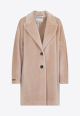 Bear Cocoon Single-Breasted Coat