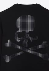 Layered Sweatshirt with Check-Pattern