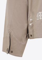 Aviator Jacket with Skull-Print