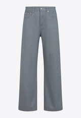 Le De-Nîmes Droit Wide-Leg Jeans