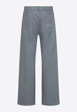 Le De-Nîmes Droit Wide-Leg Jeans