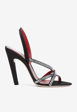 105 Crystal-Embellished Sandals