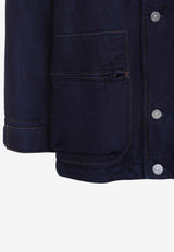 Logo Patch Windbreaker Jacket