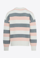 Striped Alpaca and Wool Sweater