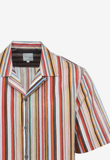 Short-Sleeved Stripe Shirt