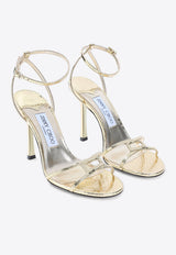 1998 Leo 100 Metallic Leather Sandals